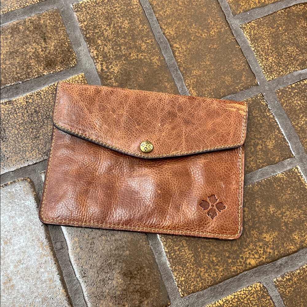Patricia Nash Brown Leather Clutch Wallet